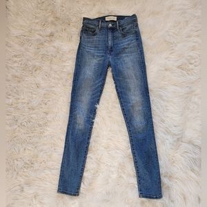 Denim Forum Lola High Rise Skinny Jeans